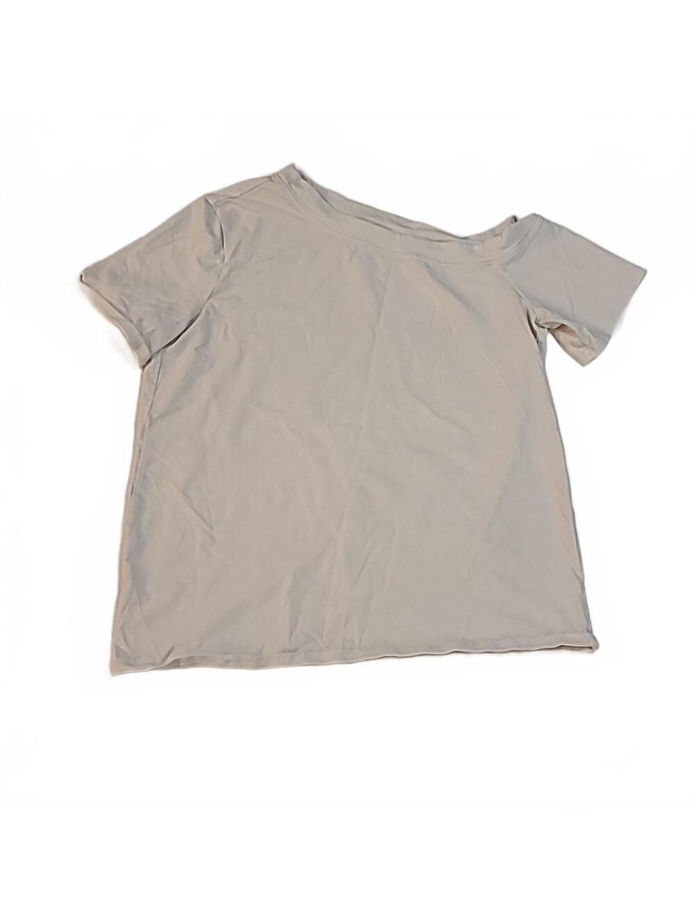 #111 LULULEMON assymetrical Neck Tshirt Approximate size 2 t663